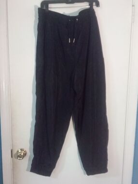 * Love & Sports Black Casual Drawstring Pants XXXL 22 Plus NWT $30 Jogger